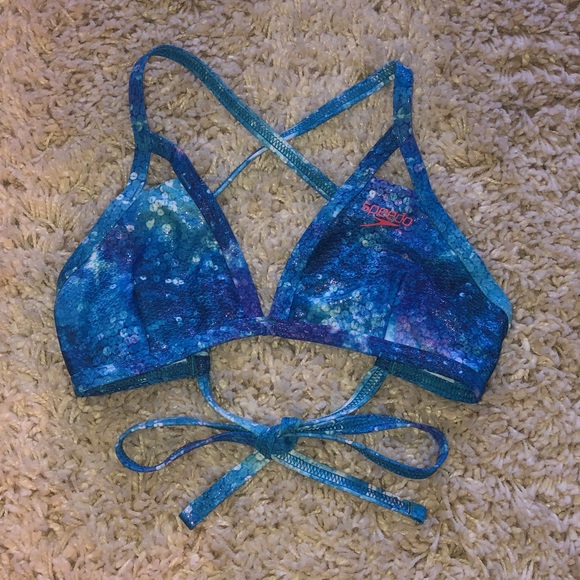 Speedo Other - Speedo Mermaid Tie-Back Bikini Top